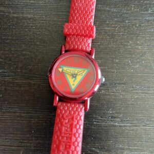 Vintage Red Guess Watch